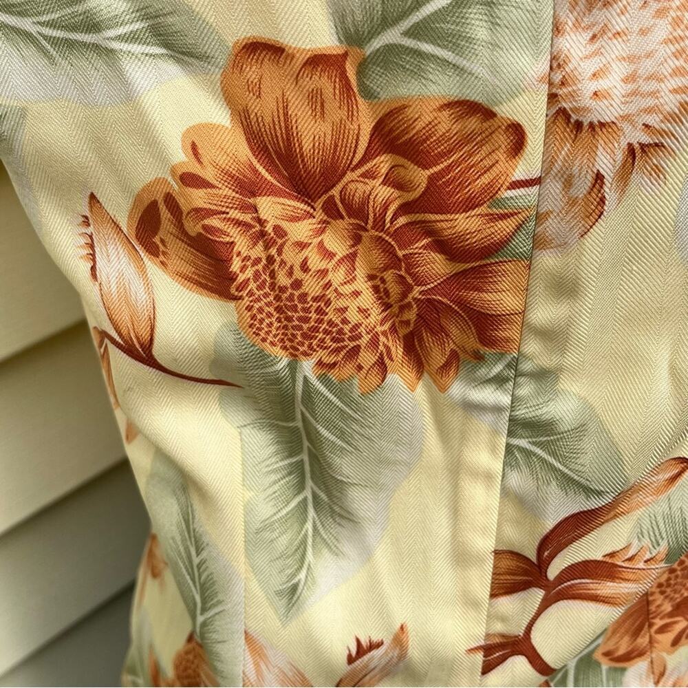 Tommy Bahama Floral Silk Tank Top Summer Hawaiian Women’s Size XS Vintage 90s - Picture 7 of 8